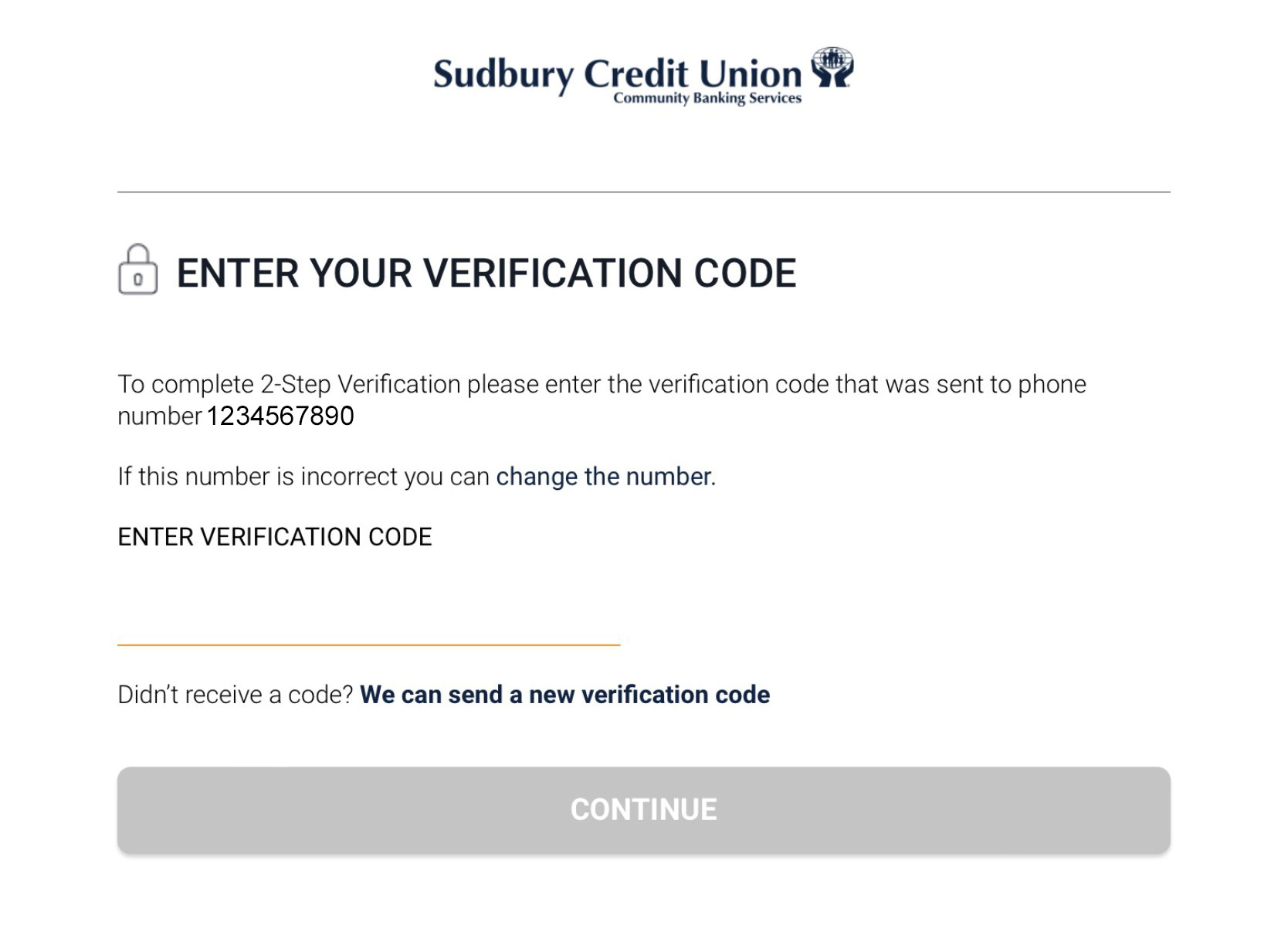 Step 3 - receive verification code