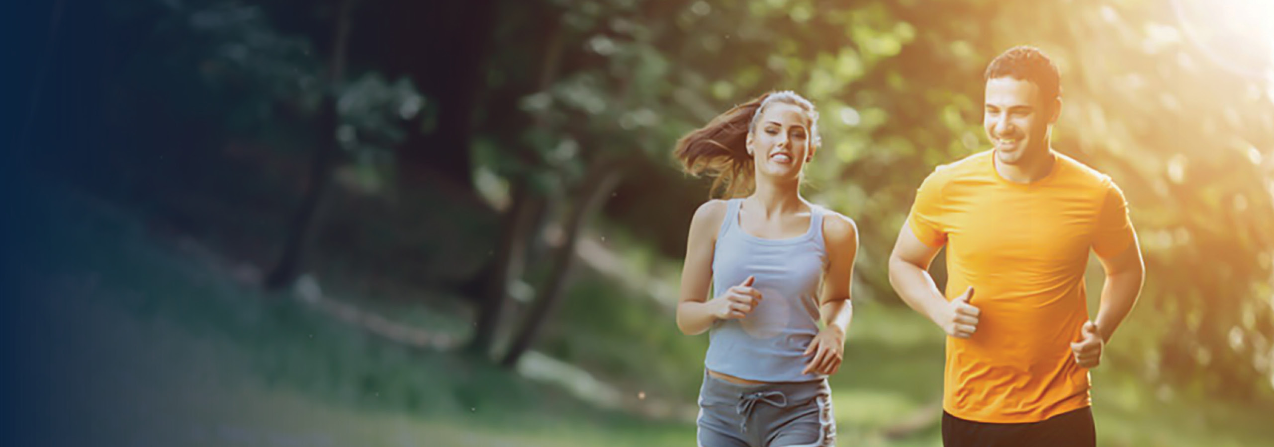 Couple jogging